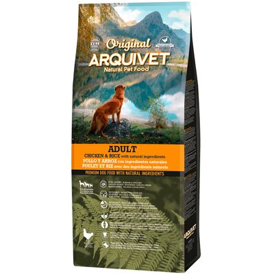 12kg Arquivet Original Dog Adult Kip droog hondenvoer 12kg Arquivet Original Dog Adult Kip droog hondenvoer