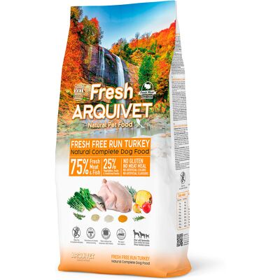 10kg Arquivet Fresh scharrelkalkoen droogvoer voor honden 10kg Arquivet Fresh scharrelkalkoen droogvoer voor honden