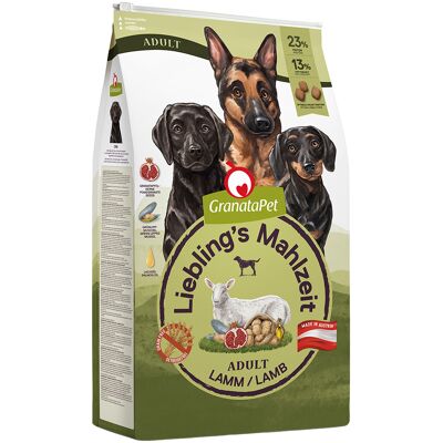 10kg GranataPet Adult Lam Hondenvoer 10kg GranataPet Adult Lam Hondenvoer