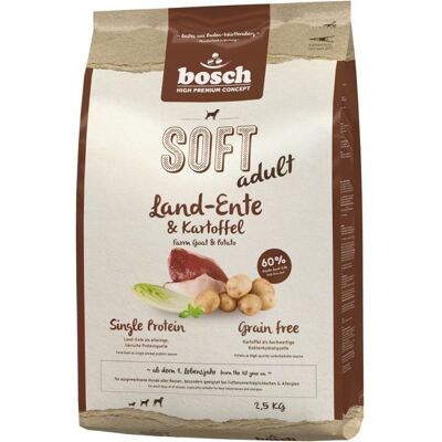 2,5kg bosch Soft Eend & Aardappel Hondenvoer 2,5kg bosch Soft Eend & Aardappel Hondenvoer