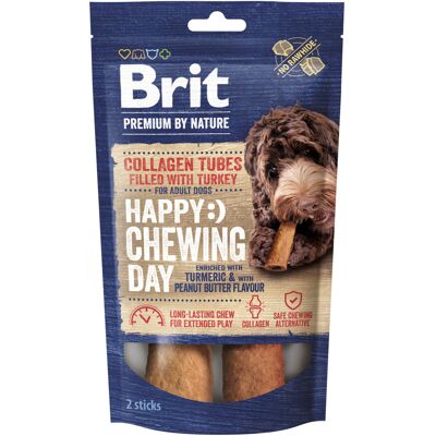 Voordeelpakket: 3x Brit Premium by Nature CollagenTubes met kalkoen, 2 stuks hondensnacks Voordeelpakket: 3x Brit Premium by Nature CollagenTubes met kalkoen, 2 stuks hondensnacks