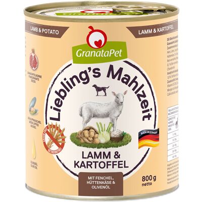 6 x 800 g GranataPet Lievelingsmaaltijd 6 x 800 g GranataPet Lievelingsmaaltijd