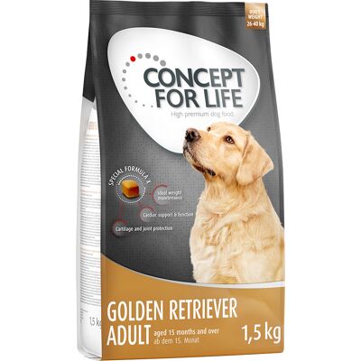 Concept for Life Golden Retriever Adult Hondenvoer - Dubbelpak: 2 x 1,5 kg Concept for Life Golden Retriever Adult Hondenvoer - Dubbelpak: 2 x 1,5 kg