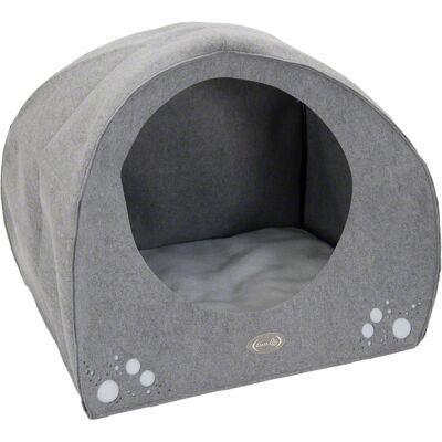 zooplus Exclusive - S: L 71 x B 54 x H 57 cm - Hondenhol Iglo uit Vilt zooplus Exclusive - S: L 71 x B 54 x H 57 cm - Hondenhol Iglo uit Vilt
