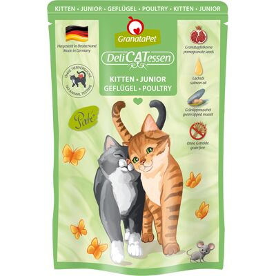 12x85g GranataPet DeliCatessen Kitten Gevogelte Kattenvoer 12x85g GranataPet DeliCatessen Kitten Gevogelte Kattenvoer