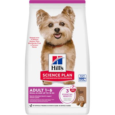 6 kg Hill's Science Plan Adult 1-6 Small & Mini met lam & rijst droog hondenvoer 6 kg Hill's Science Plan Adult 1-6 Small & Mini met lam & rijst droog hondenvoer