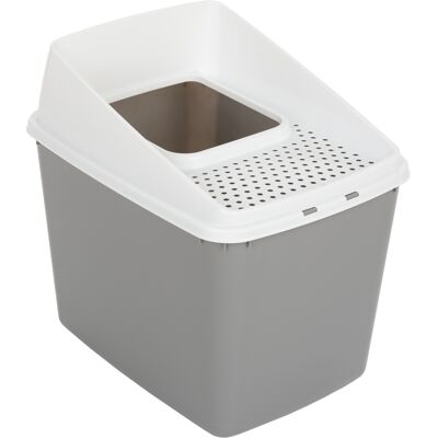 zooplus Exclusive - Grijs - Kattentoilet Big Box zooplus Exclusive - Grijs - Kattentoilet Big Box