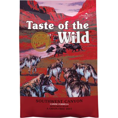 12,2kg Southwest Canyon Canine Taste of the Wild Hondenvoer 12,2kg Southwest Canyon Canine Taste of the Wild Hondenvoer