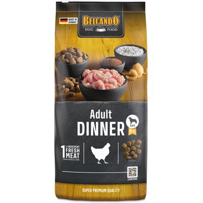 12,5kg Adult Dinner Belcando Hondenvoer 12,5kg Adult Dinner Belcando Hondenvoer