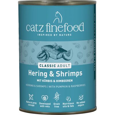 6x400g Haring/Krab Catz Finefood Kattenvoer 6x400g Haring/Krab Catz Finefood Kattenvoer