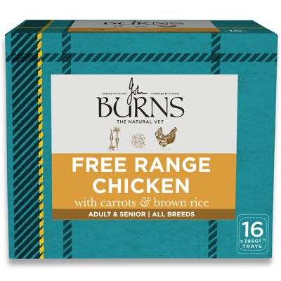 Burns natvoer voor honden 16 x 395 g - KIp Burns natvoer voor honden 16 x 395 g - KIp