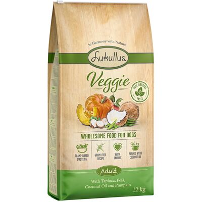 12kg Lukullus Veggie Graanvrij Honden Droogvoer 12kg Lukullus Veggie Graanvrij Honden Droogvoer