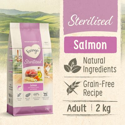 Feringa Adult Sterilised Zalm - Nieuw Recept 2 kg Feringa Adult Sterilised Zalm - Nieuw Recept 2 kg