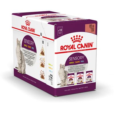 12x85g Sensory Smell Taste Feel in Saus Royal Canin Kattenvoer 12x85g Sensory Smell Taste Feel in Saus Royal Canin Kattenvoer