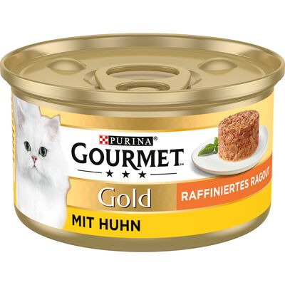 48 x 85 g Gourmet kip Gold geraffineerde ragout Kattenvoer 48 x 85 g Gourmet kip Gold geraffineerde ragout Kattenvoer