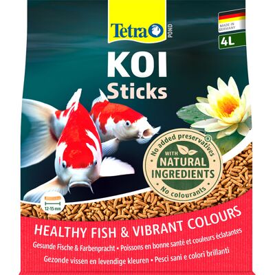 TetraPond Koivoer Sticks - Dubbelpak: 2 x 4 l TetraPond Koivoer Sticks - Dubbelpak: 2 x 4 l