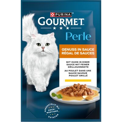 26x85g Kip in Saus Gourmet Perle Sauce Delight Kattenvoer 26x85g Kip in Saus Gourmet Perle Sauce Delight Kattenvoer