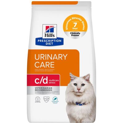 8kg c/d Multicare Stress Urinary Care Vis Hill's Prescription Diet Kattenvoer 8kg c/d Multicare Stress Urinary Care Vis Hill's Prescription Diet Kattenvoer