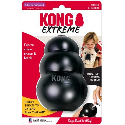 KONG Extreme Zwart XL 13cm Hondenspeelgoed Kauwspeeltje KONG Extreme Zwart XL 13cm Hondenspeelgoed Kauwspeeltje