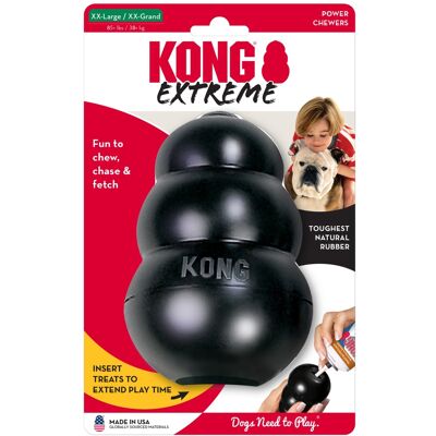 KONG Extreme Zwart XXL 15 cm Hondenspeelgoed Kauwspeeltje KONG Extreme Zwart XXL 15 cm Hondenspeelgoed Kauwspeeltje