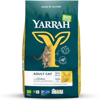 10kg Yarrah Bio met Kip Kattenvoer droog 10kg Yarrah Bio met Kip Kattenvoer droog