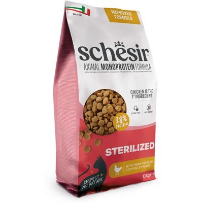 Schesir Sterilized & Light met kip - 10 kg Schesir Sterilized & Light met kip - 10 kg