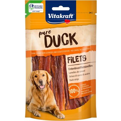 8x80g Vitakraft Filets Eend Hondensnacks 8x80g Vitakraft Filets Eend Hondensnacks