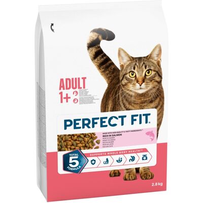 2.8kg Perfect Fit Adult 1+ Rijk aan Zalm Droog Kattenvoer 2.8kg Perfect Fit Adult 1+ Rijk aan Zalm Droog Kattenvoer