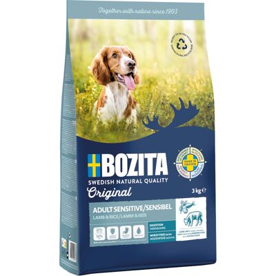 2x 3kg Bozita Original Sensitive Digestion Lam & Rijst Hondenvoer droog 2x 3kg Bozita Original Sensitive Digestion Lam & Rijst Hondenvoer droog