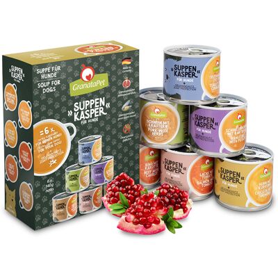 12x140g Granatapet Soep Puppy Smulpakket Hondenvoer Nat 12x140g Granatapet Soep Puppy Smulpakket Hondenvoer Nat