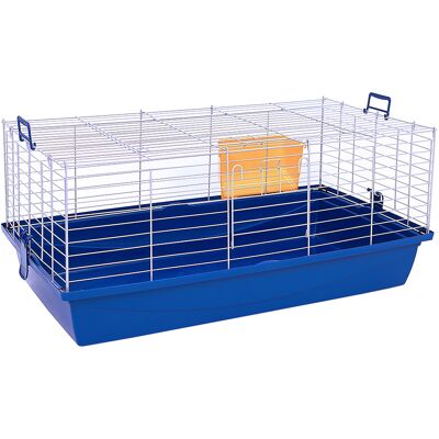 Skyline kooi voor kleine dieren Maxi XL donkerblauw: 100x54x44cm Skyline kooi voor kleine dieren Maxi XL donkerblauw: 100x54x44cm