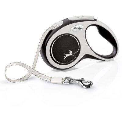 flexi New Comfort Riemlijn S zwart, 5 m hond flexi New Comfort Riemlijn S zwart, 5 m hond