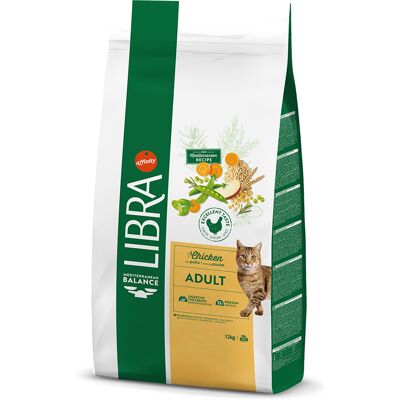 12kg Libra volwassen kattenvoer met kip en rijst 12kg Libra volwassen kattenvoer met kip en rijst