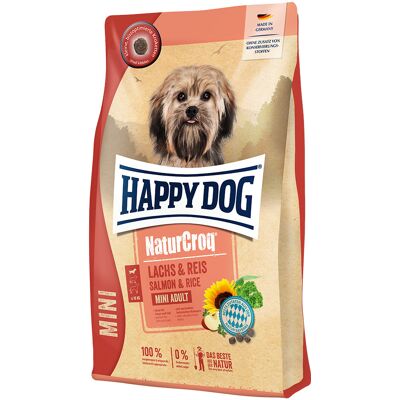 4kg Happy Dog NaturCroq Mini Adult Zalm & Rijst droogvoer voor honden 4kg Happy Dog NaturCroq Mini Adult Zalm & Rijst droogvoer voor honden