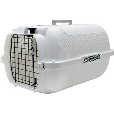 - L 48 x B 32 x H 28 cm - Catit Kattenbench Kunststof White Tiger Voyageur - L 48 x B 32 x H 28 cm - Catit Kattenbench Kunststof White Tiger Voyageur