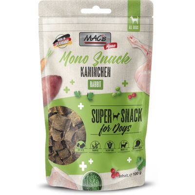 Voordeelpakket: 6x100g MAC's Dog Mono Snack Konijn Hondensnacks Voordeelpakket: 6x100g MAC's Dog Mono Snack Konijn Hondensnacks