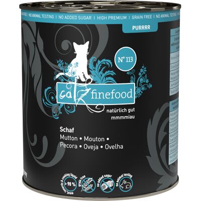 6 x 800g catz finefood Purrrr No.113 nat schapenkattenvoer 6 x 800g catz finefood Purrrr No.113 nat schapenkattenvoer