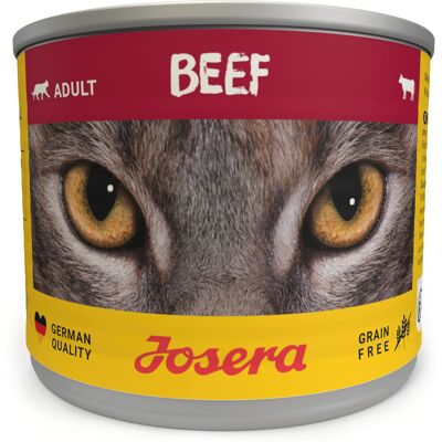 Voordeelpakket: 12x 200g Josera Adult Rund kattenvoer nat Voordeelpakket: 12x 200g Josera Adult Rund kattenvoer nat