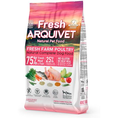 2,5kg Arquivet Fresh Farm Pluimvee droogvoer voor honden 2,5kg Arquivet Fresh Farm Pluimvee droogvoer voor honden