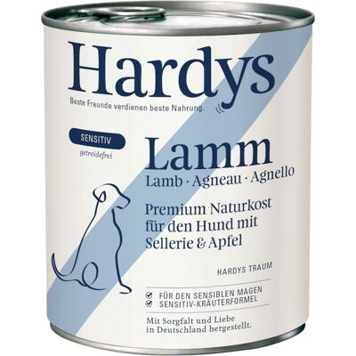 6x800g Hardys Sensitive Lamb natvoer voor honden 6x800g Hardys Sensitive Lamb natvoer voor honden