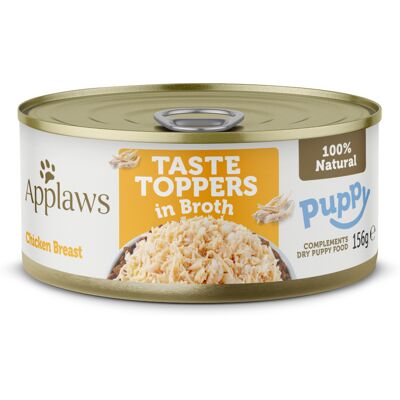 6x156g Applaws Puppy Taste Toppers Naturel kipfilet nat hondenvoer 6x156g Applaws Puppy Taste Toppers Naturel kipfilet nat hondenvoer