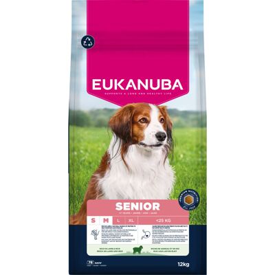 12kg Eukanuba Premium Nutrition Senior Small & Medium Breed Lamb & Rijst Droogvoer voor honden 12kg Eukanuba Premium Nutrition Senior Small & Medium Breed Lamb & Rijst Droogvoer voor honden