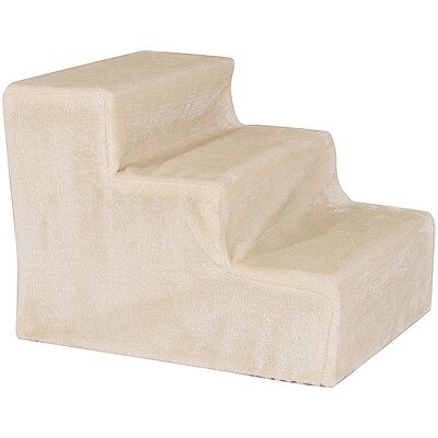 Lionto huisdierentrap met pluche hoes beige 46x36x4cm Lionto huisdierentrap met pluche hoes beige 46x36x4cm