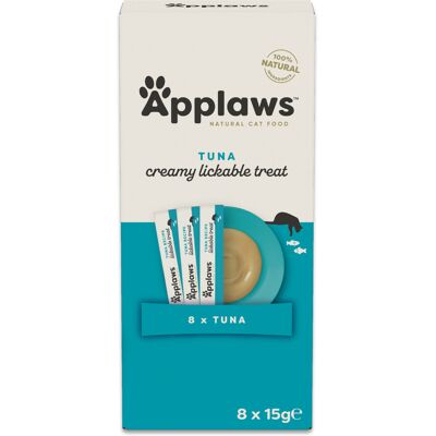 Voordeelpakket: 32x15g Applaws Romige Traktatie Tonijn Kattensnoepjes Voordeelpakket: 32x15g Applaws Romige Traktatie Tonijn Kattensnoepjes