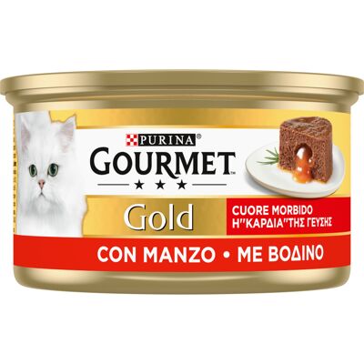 24x85g Gourmet Gold Smeltende Kern Rund Natvoer Kat 24x85g Gourmet Gold Smeltende Kern Rund Natvoer Kat
