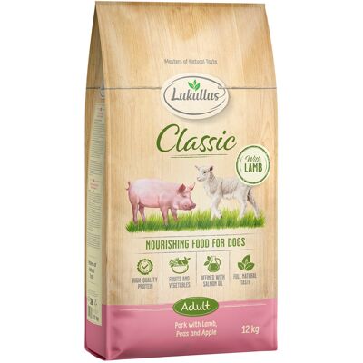 Lukullus Classic Varken & Lam - 12 kg Nieuw Receptuur Lukullus Classic Varken & Lam - 12 kg Nieuw Receptuur