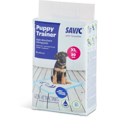 - XL: L 90 x B 60 cm, 30 Stuks - Savic Puppy Trainer Pads - XL: L 90 x B 60 cm, 30 Stuks - Savic Puppy Trainer Pads