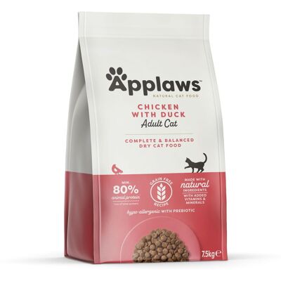 7,5kg Kip & Eend Applaws Kattenvoer 7,5kg Kip & Eend Applaws Kattenvoer