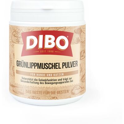 Dibo Honden Voersupplement Groenlipmosselpoeder 400g Dibo Honden Voersupplement Groenlipmosselpoeder 400g