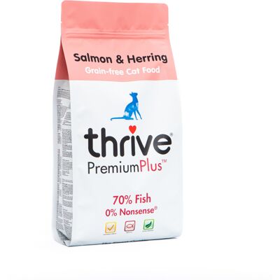 1,5kg PremiumPlus Zalm en Haring Thrive Kattenvoer 1,5kg PremiumPlus Zalm en Haring Thrive Kattenvoer